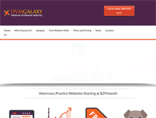Tablet Screenshot of dvmgalaxy.com